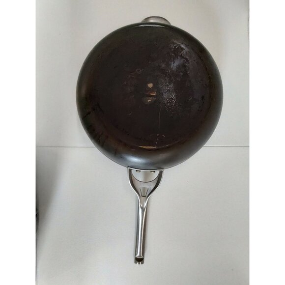 Calphalon 12" Hard-Anodized Aluminum Nonstick Fry Pan With Stainless Steel Handl - Picture 3 of 16